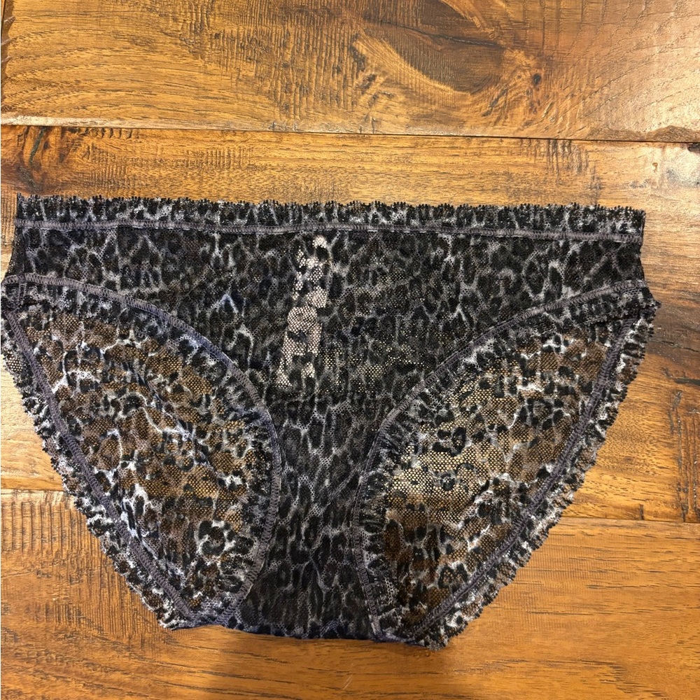 Victoria's Secret Floral Lace Panties - Tan